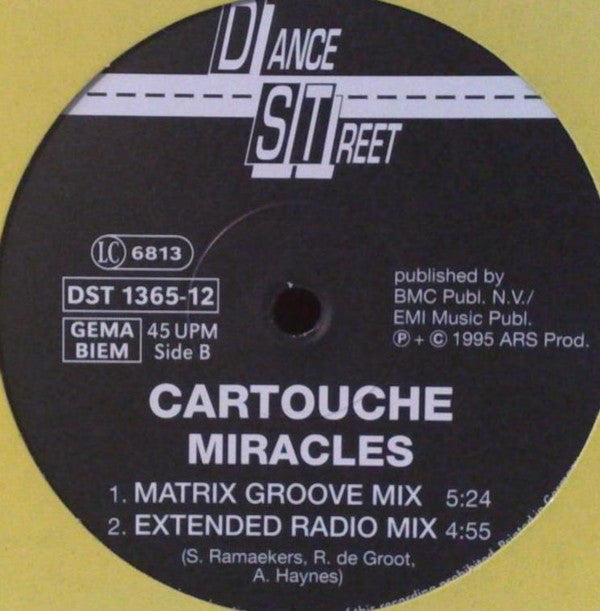 Cartouche - Miracles - Used Vinyl Record 12"