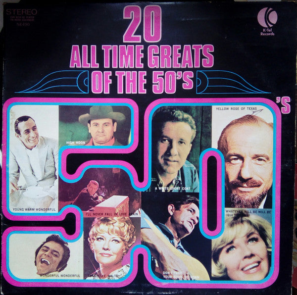 Various - 20 All Time Greats Of The 50's - Used Vinyl Record