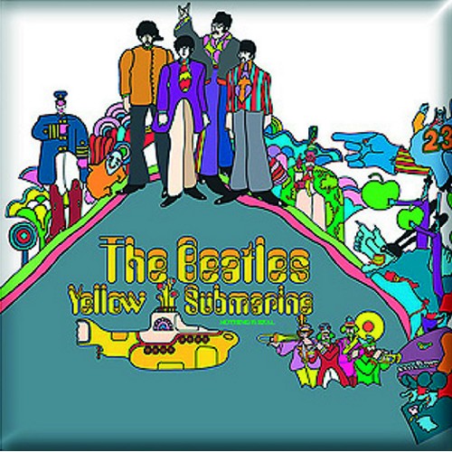 Beatles - Fridge Magnet: Yellow Submarine Album - TV Memorabilia Fridg