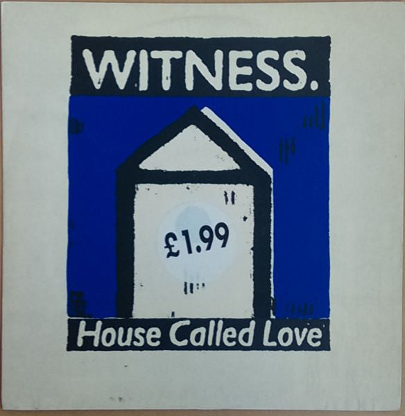Witness - House Called Love - Used Vinyl Record 12"