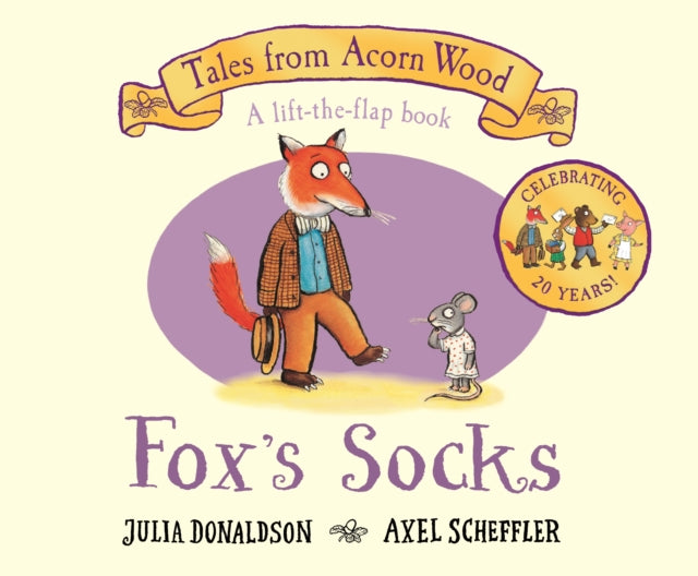 Julia Donaldson - Fox's Socks : 20th Anniversary Edition - Hardbac
