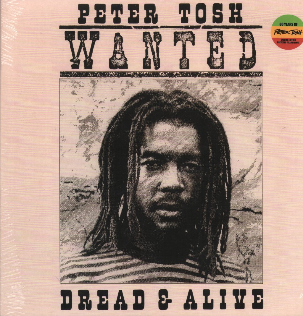 Peter Tosh - Wanted Dread and Alive - Vinyl Record VINYL
