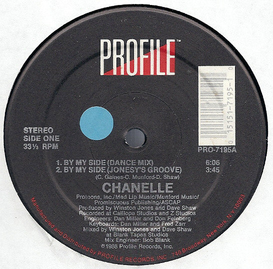Chanelle - By My Side - Used Vinyl Record 12"