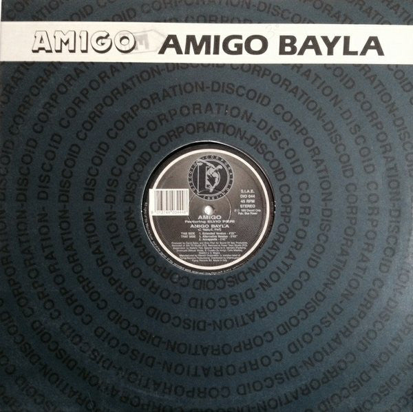 Amigo - Bayla - Used Vinyl Record 12"