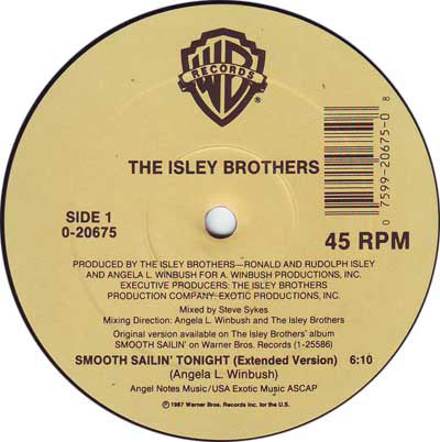 Isley Brothers - Smooth Sailin' Tonight - Used Vinyl Record 12"
