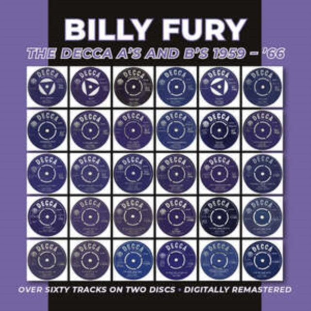 Billy Fury - Decca A's and B's 1959 - '66 - Preorder - CD
