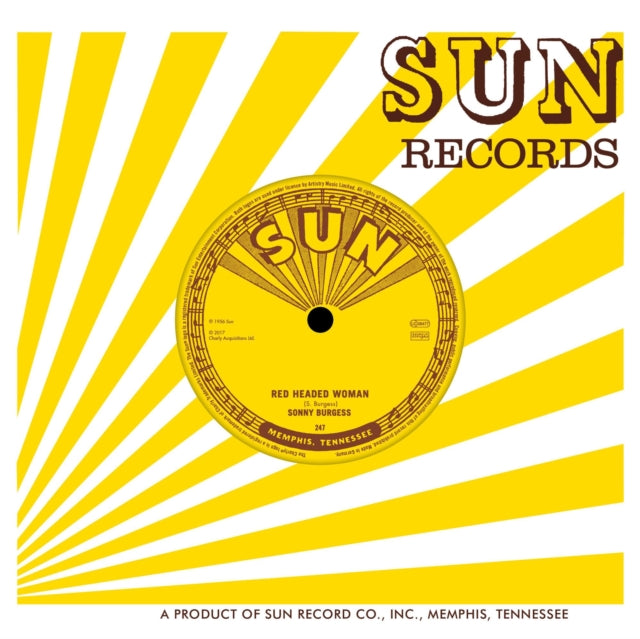 SONNY BURGESS - RED HEADED WOMAN (7) - Vinyl Record 7