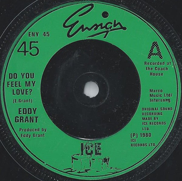 Eddy Grant - Do You Feel My Love? - Used Vinyl Record 7"