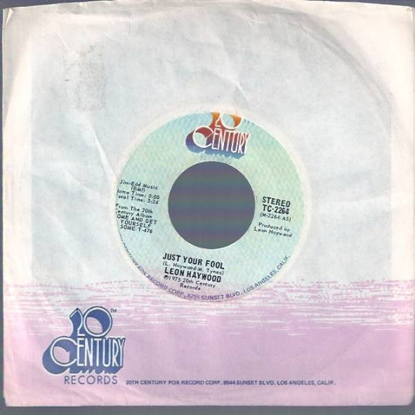 Leon Haywood - Just Your Fool / Consider The Source - Used Vinyl Reco