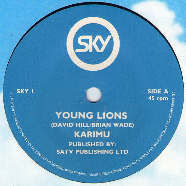 Karimu - Young Lions - Used Vinyl Record 7"