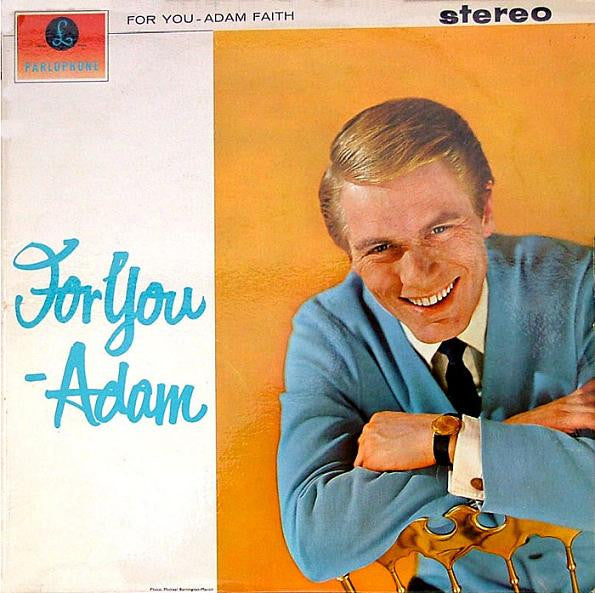 Adam Faith - For You - Used Vinyl Record