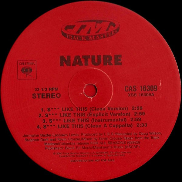 Nature - S*** Like This / s Shine - Used Vinyl Record 12"