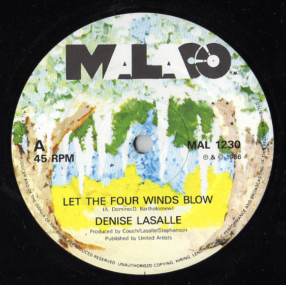 Denise Lasalle - Let The Four Winds Blow - Used Vinyl Record 12"