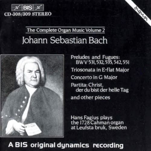 FAGIUS HANS - BACH JS ORG MUS VOL 2 - CD