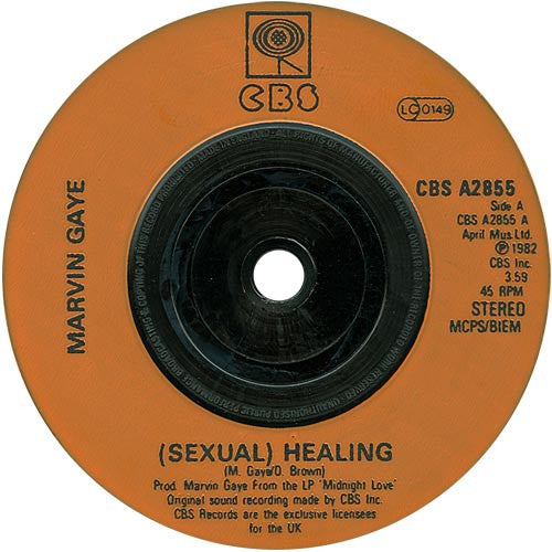 Marvin Gaye - (Sexual) Healing - Used Vinyl Record 7"