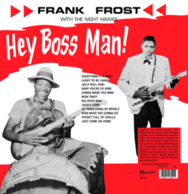 FRANK FROST WITH THE - Hey Boss Man! (Clear Vinyl) - Vinyl Record