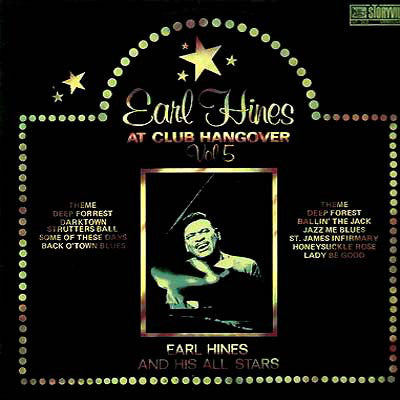 Earl Hines And His A - At Club Hangover - Vol 5 - Used Vinyl Record