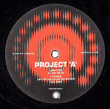 Project 'A' - Get On Up - Used Vinyl Record 12"