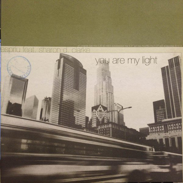 Espriu - You Are My Light - Used Vinyl Record 12"