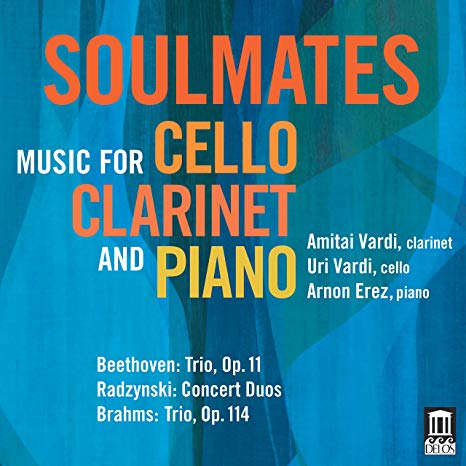 Uri Vardi - Soulmates - Music for Cello Clarinet and Piano - CD