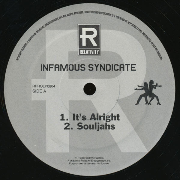 Infamous Syndicate - It's Alright - Used Vinyl Record 12"