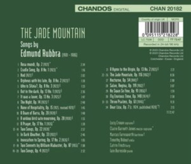 VARIOUS ARTISTS - JADE MOUNTAIN - SONGS BY E - CD