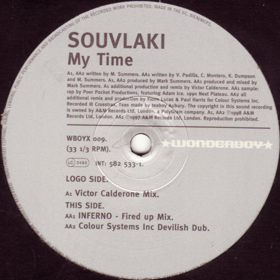 Souvlaki - My Time (Part 2 Of 2) - Used Vinyl 12"
