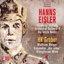 HK GRUBER/KLANGFORUM - EISLER:BALLADS/ORCH SUITES - CD