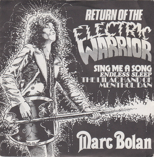 Marc Bolan - Return Of The Electric Warrior - Used Vinyl Record 7"