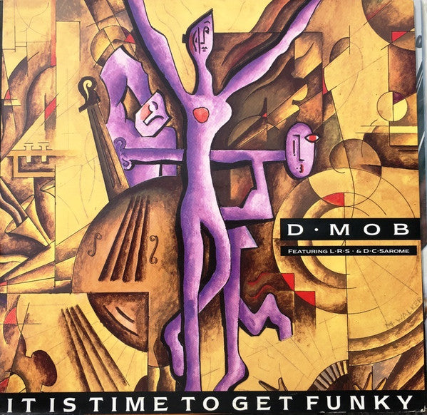 D Mob - It Is Time To Get Funky - Used Vinyl Record 12"