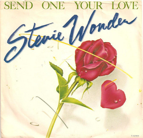 Stevie Wonder - Send One Your Love - Used Vinyl Record 7"