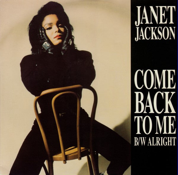 Janet Jackson - Come Back To Me / Alright - Used Vinyl Record 12"