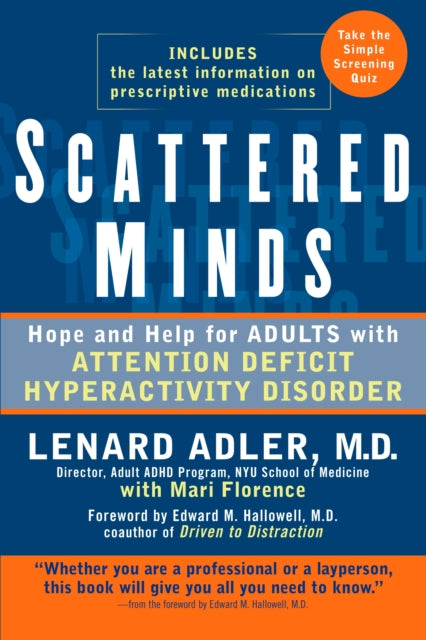 Lenard Adler - Scattered Minds Hope and Help for Adults with Attenti