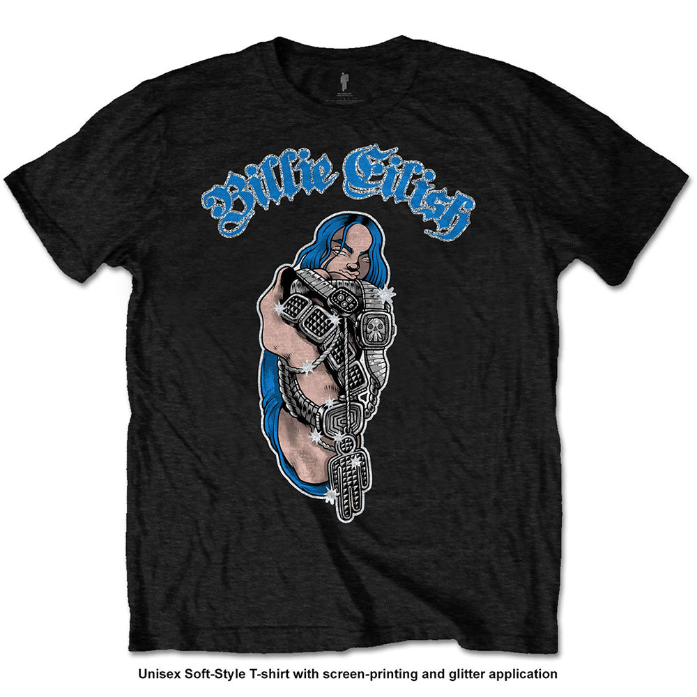 Billie Eilish - tshirt - Unisex - Short Sleeves - 2X-Large