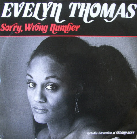 Evelyn Thomas - Sorry, Wrong Number - Used Vinyl Record 12"