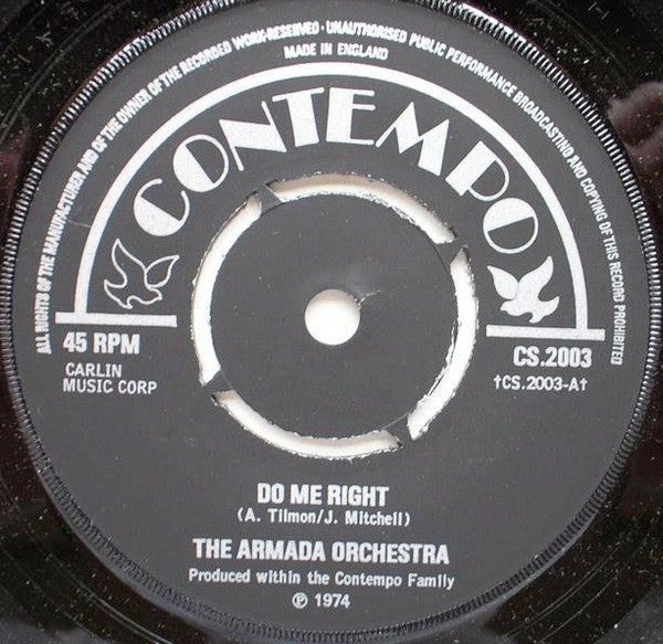Armada Orchestra - Do Me Right - Used Vinyl Record 7"