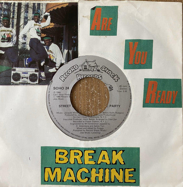 Break Machine - Are You Ready - Used Vinyl Record 7"