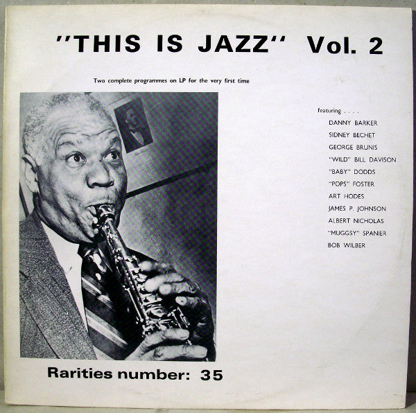Sidney Bechet - This Is Jazz Vol. 2 - Used Vinyl Record
