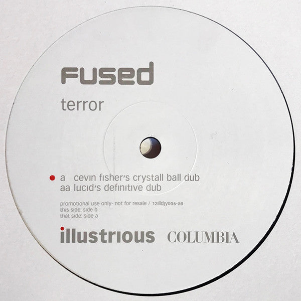 Fused - Terror - Used Vinyl Record 12"