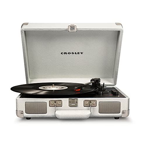 CROSLEY - Cruiser Plus Portable Turntable (White Sand) - Now With Blue