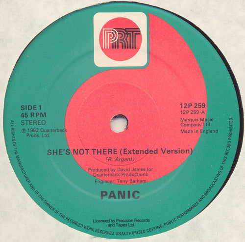 Panic - She's Not There - Used Vinyl Record 12"