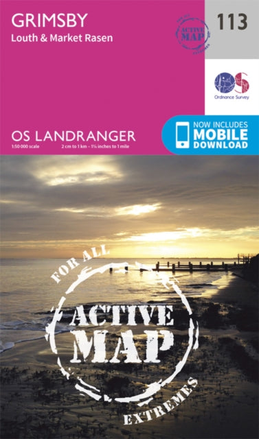 Ordnance Survey - Grimsby, Louth & Market Rasen : 113 - New Sheet map