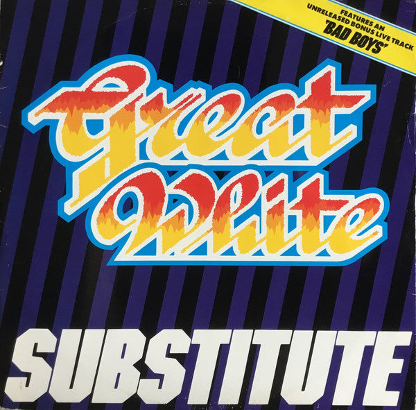 Great White - Substitute - Used Vinyl Record 12"