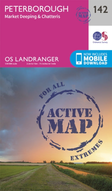 Ordnance Survey - Peterborough, Market Deeping & Chatteris : 142 - New