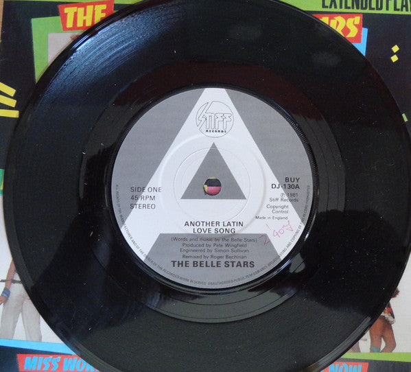 Belle Stars - Another Latin Love Song - Used Vinyl Record 7"