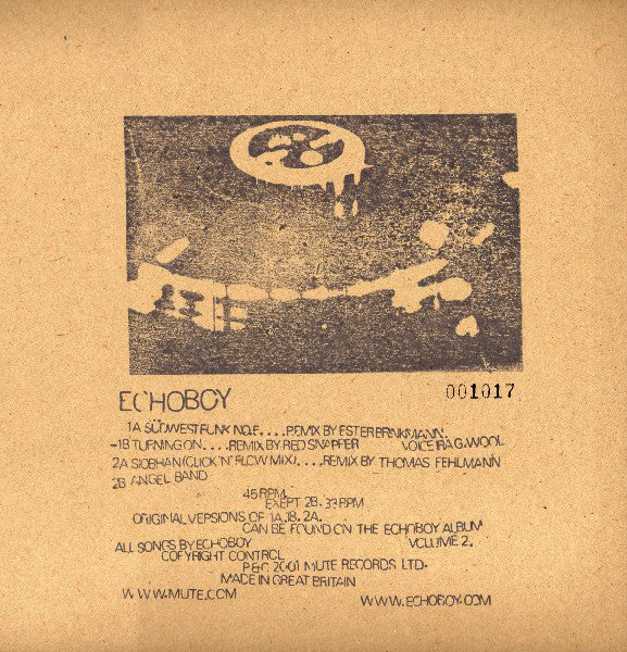 Echoboy - Untitled - Used Vinyl Record 12"
