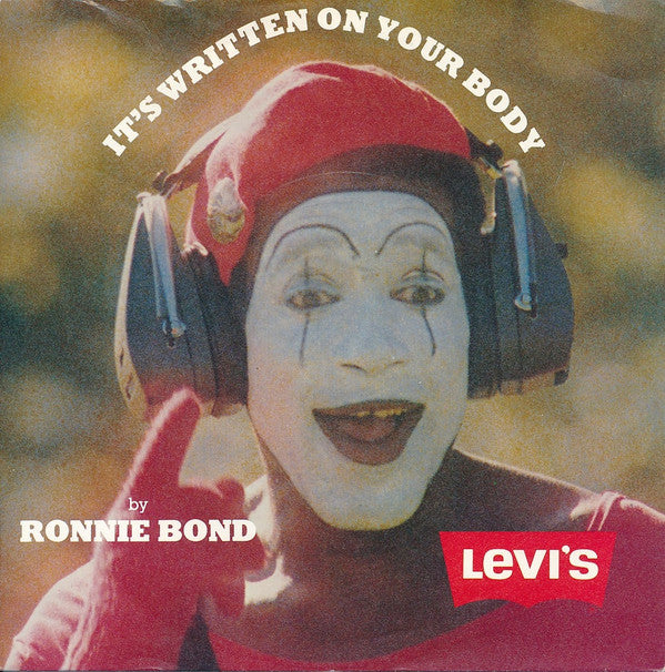 Ronnie Bond - It's Written On Your Body - Used Vinyl Record 7"