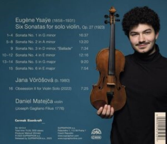 DANIEL MATEJCA - EUGENE YSAYE SIX SONATAS FOR - CD