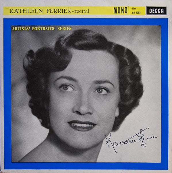 Kathleen Ferrier - - Recital - Used Vinyl Record