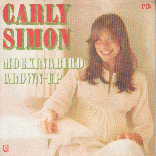 Carly Simon - Mockingbird / Grown-up - Used Vinyl Record 7"